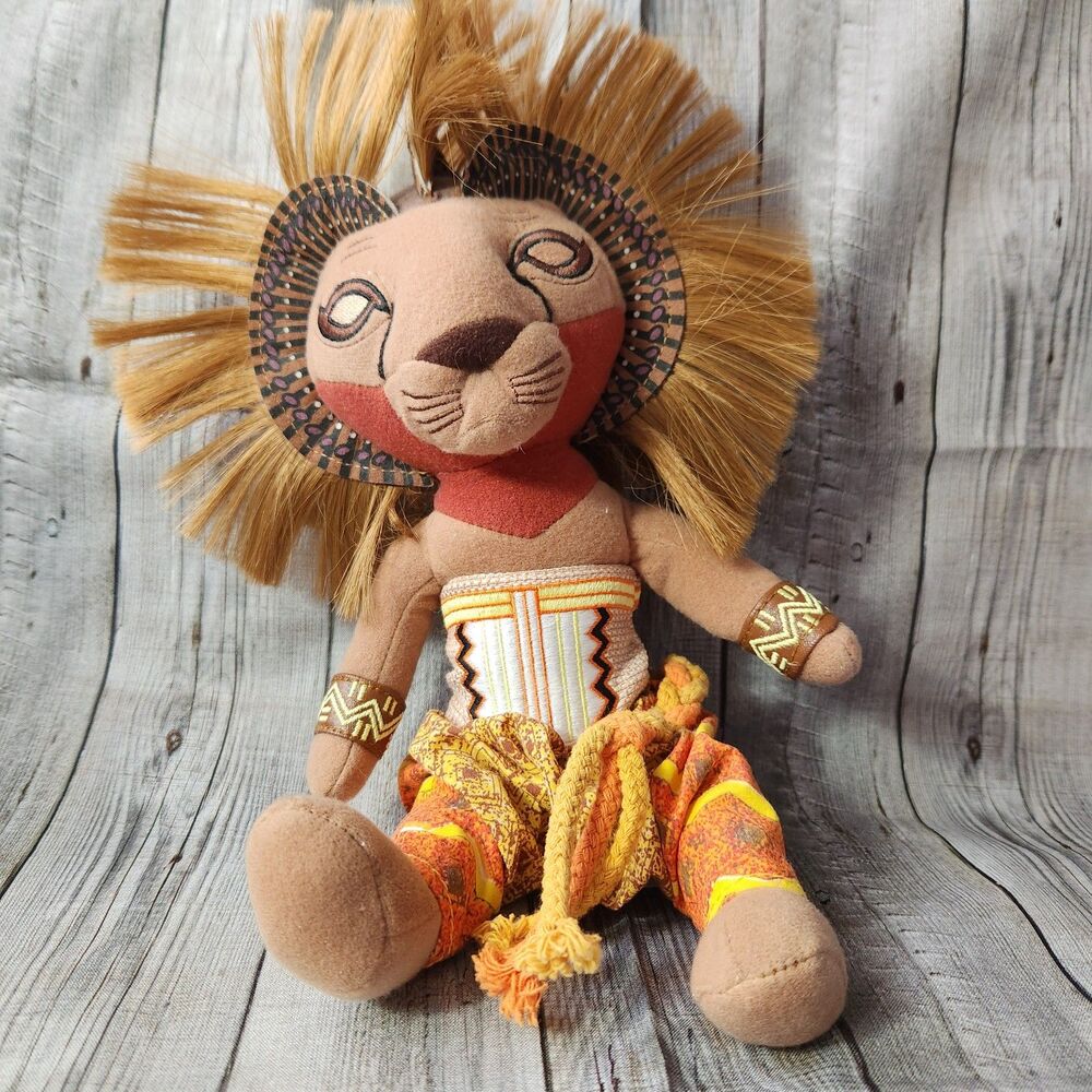 Disney The Lion King The Musical Simba Plush Broadway Stage Show Souvenir Toy
